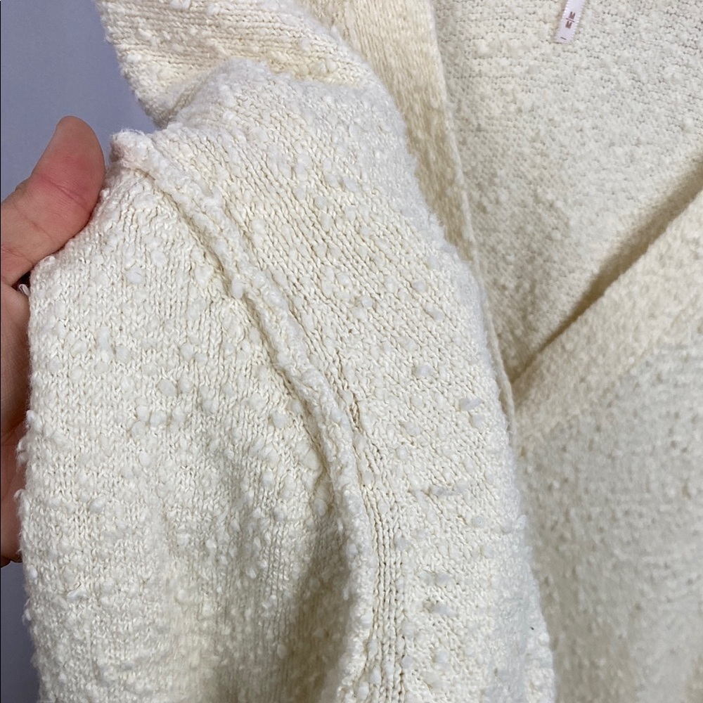 Free People NWT Found My Friend Cardi - Cream - Size Medium - Picture 8 of 13